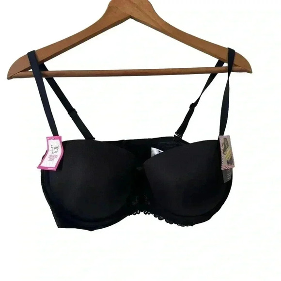 NWT Maidenform Womens Convertible Push Up Bra with Lace 40D - Picture 2 of 8